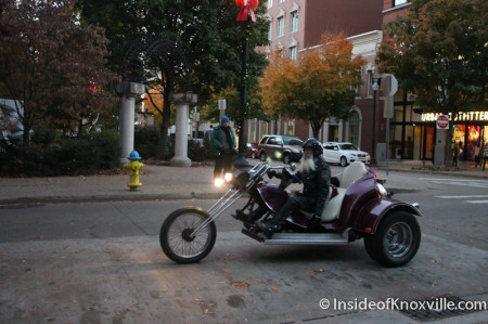 Chopper on Union Avenue, Knoxville, November 2013
