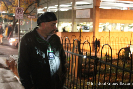 Haunted Knoxville Ghost Tour with J. Adam Smith, Knoxville, November 2013