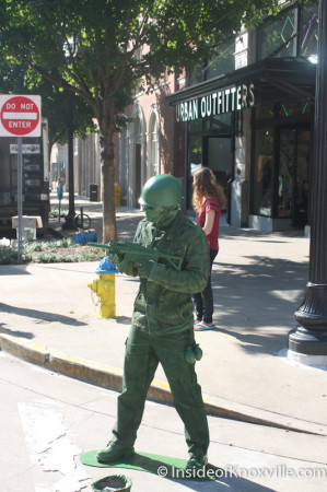 Army Guy, Market Square, Knoxville, Autumn 2013
