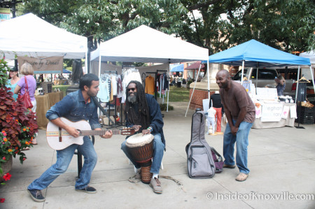 Awesome Buskers on Market Square, Knoxville, Autumn 2013