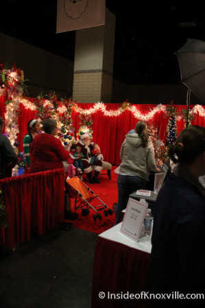 Santa at the Fantasy of Trees, Knoxville Convention Center, November 2013