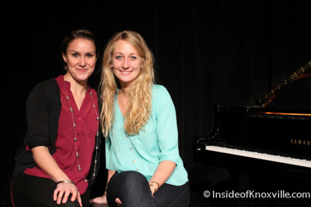 Danielle Roos and Kerri Koczen of Yellow Rose Productions, Knoxville, January 2014