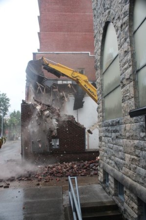 Destruction of 710 and 712 Walnut by St. John's Episcopal Church, Knoxville, September 2013