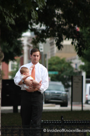 Father and Child, Market Square, Knoxville, Autumn 2013