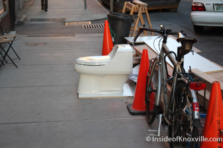 Public Toilets finally come to Downtown Knoxville, Autumn 2013