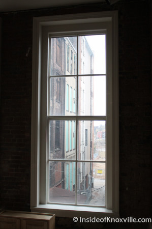View of Back Alley, Century Building, 312 S. Gay Street, Knoxville, February 2014