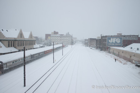 Train Tracks, Knoxville in the Snow, February 13, 2014