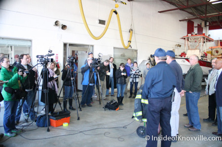 Press Conference, McClung Warehouse Fire, Knoxville, February 1, 2014