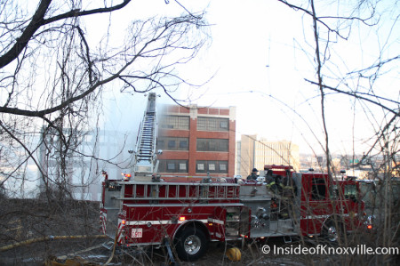 McClung Warehouse Fire, Knoxville, February 1, 2014