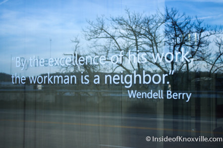 Wendell Berry Quote, Synergy, Knoxville, 2014