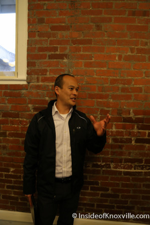 Edwin Wong, Food Truck Meeting, Southern Depot, Knoxville, March 2014