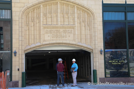 Inspectors, Medical Arts Building, Main Street, Knoxville, March 2014