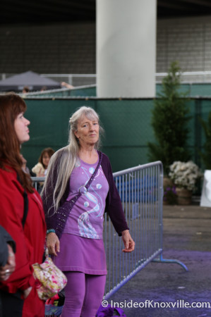 Linda Dicus, Dancing Lady in Purple, Rhythm and Blooms Festival, Knoxville, April 2014