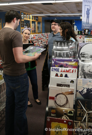 Disc Exchange, Record Store Day, Knoxville, April 2014