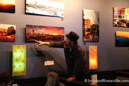 Bill Foster Photography at Preservation Pub, First Friday, Knoxville, April 2014