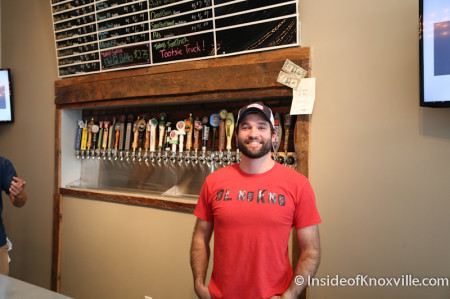 Charles Ellis, Bar Manager, Hops and Hollers, 937 N. Central, Knoxville, May 2014