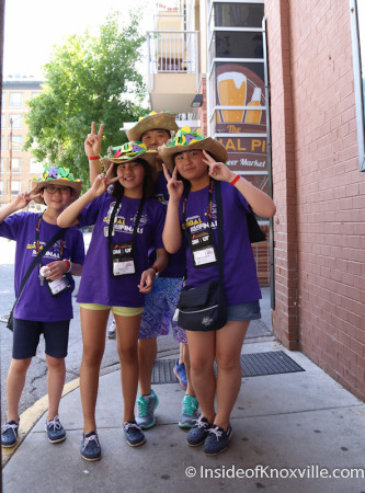 Destination Imagination Children in Town, Knoxville, May 2014