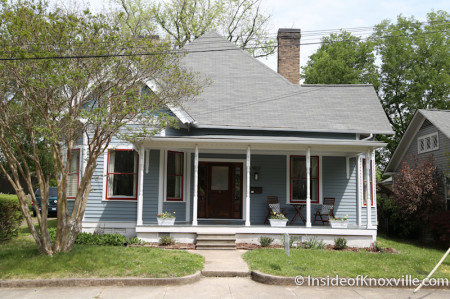 Jesse Agee Cottage, 1022 Eleanor St., 4th and Gill Home Tour, Knoxville, April 2014