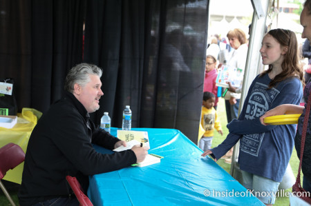 MIchael Buckley, Children's Festival of Reading, Knoxville, May 2014