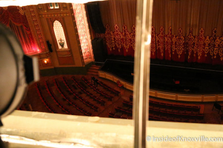 View from the Lights, Tennessee Theatre, Knoxville, May 2014