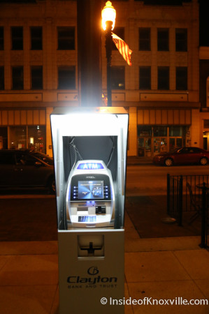 ATM outside the Phoenix Building, Knoxville, June 2014