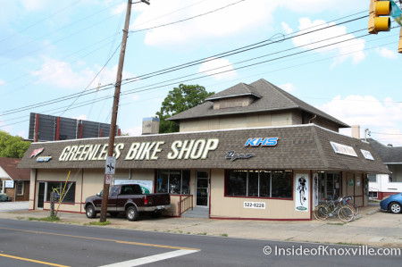 Greenlee's Bike Shop, 1402 North Broadway, Knoxville, June 2014