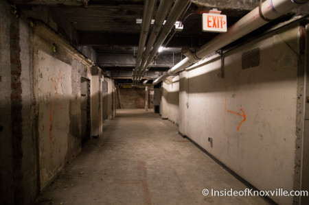 Basement Space at the Holston,  531 South Gay Street, Knoxville, July 2014