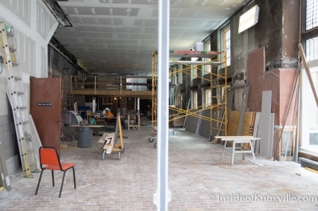 Retail Space at Tailor Lofts, 430 South Gay Street, Knoxville, July 2014