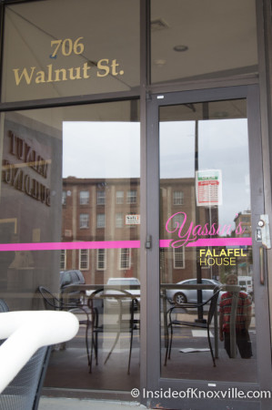 Yassin's Falafel House, 706 Walnut Street, Knoxville, June 2014
