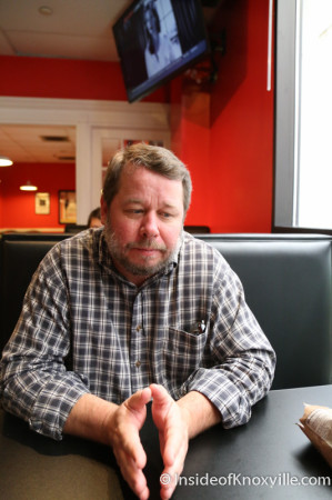 John Wright, Co-Owner, Empire Deli, Downtown Knoxville, August 2014