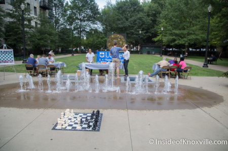 Chess in Krutch Park, Knoxville, September 2014