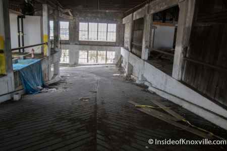 Inside Pryor Brown Garage, Knoxville, September 2014