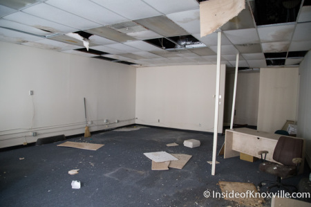 Retail Space Inside Pryor Brown Garage, Knoxville, September 2014