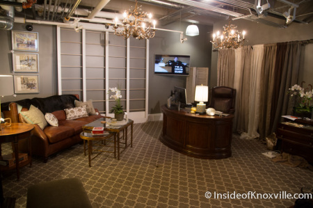 Design Room, James Freeman Interiors and Gifts, 108 S. Gay Street, Knoxville, October 2014