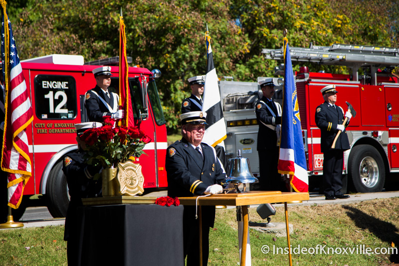 Knoxville Fire Department Memorial Service | Inside of Knoxville