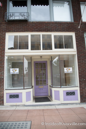 Former Urbhana, Future Bula Boutique, 100 Block of South Gay, Knoxville, October 2014