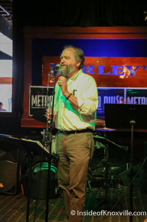 Jack Neely at the Final Metro Pulse Best of Knoxville Awards Party, Barley's, Knoxville, Spring 2014
