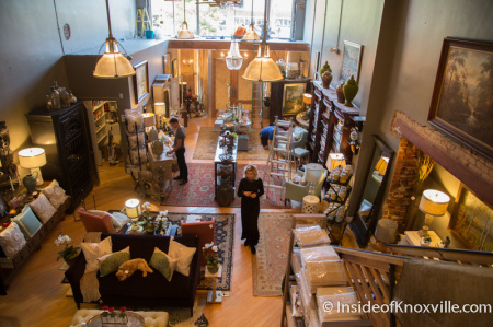 James Freeman Interiors and Gifts, 108 S. Gay Street, Knoxville, October 2014