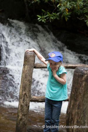 Urban Girl at Laurel Falls, Great Smoky Mountains National Park, Summer 2014