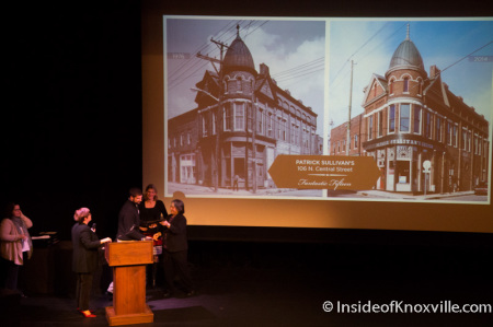Knox Heritage Preservation Awards, Bijou Theatre, Knoxville, November 2014