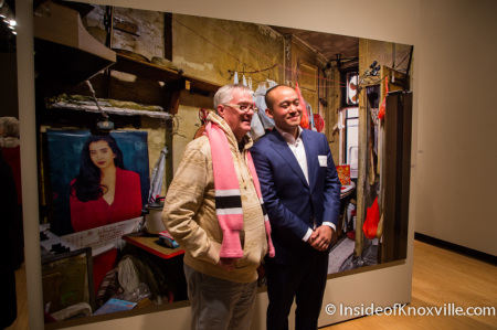Louis Chan Art Show at the UT Downtown Gallery, Knoxville, November 2014