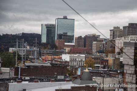 View from White Lily Flats, 222 N. Central Street, Knoxville, November 2014