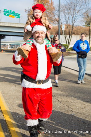 Jingle Bell Run, World's Fair Park Knoxville, December 2014