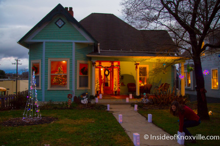 Kyker House, 254 E. Oklahoma, Old North Victorian Home Tour, Knoxville, December 2014
