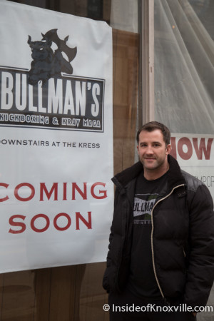 Terry Bullman, Bullman's Kickboxing and Krav Maga, 421 S. Gay Street, Knoxville, January 2015