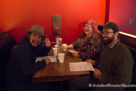 Alleged First Customers (Any Know These Strange People?), Holly's 135, 135 S. Gay Street, Knoxville, February 2015