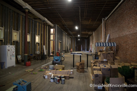 Interior Space to be Converted to Pharmacy, Phoenix Building, 418 S. Gay Street, Knoxville, February 2015