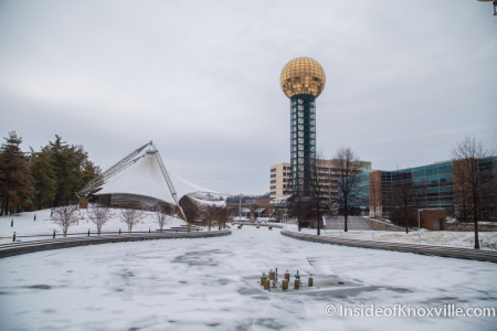 World's Fair Park, Knoxville, February 2015