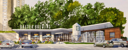 Rendering of Balter Brewing, Knoxville, February 2015