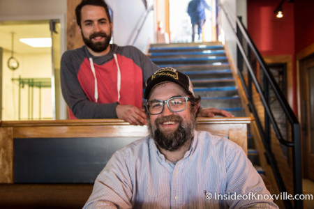 Chris and Jonathan Ford, Sweet P's BBQ, 410 W. Jackson Ave., Knoxville, March 2015